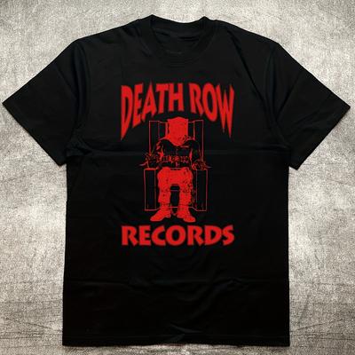 TEMU Men's Records Graphic T-shirt - Black Cotton Tee With Print, Lightweight Glossy Fabric, Plus Size Casual Streetwear For All , Apparel, Edgy Streetwear, Image