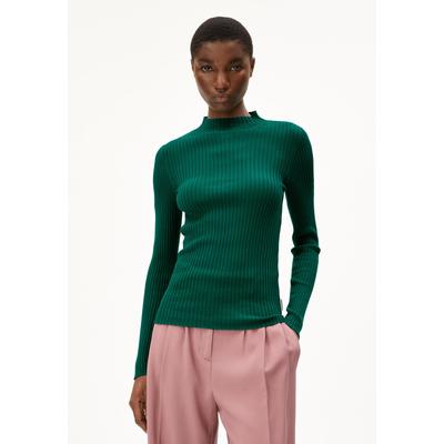 ALAANIA KNIT SWEATER - Frauen Fitted Strickpullover - grün (Größe: M) Image