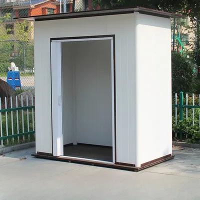 6.9X6.4FT Outdoor Storage Shed, All Weather Metal Sheds with Lockable Doors, Tool Shed for Garden,
