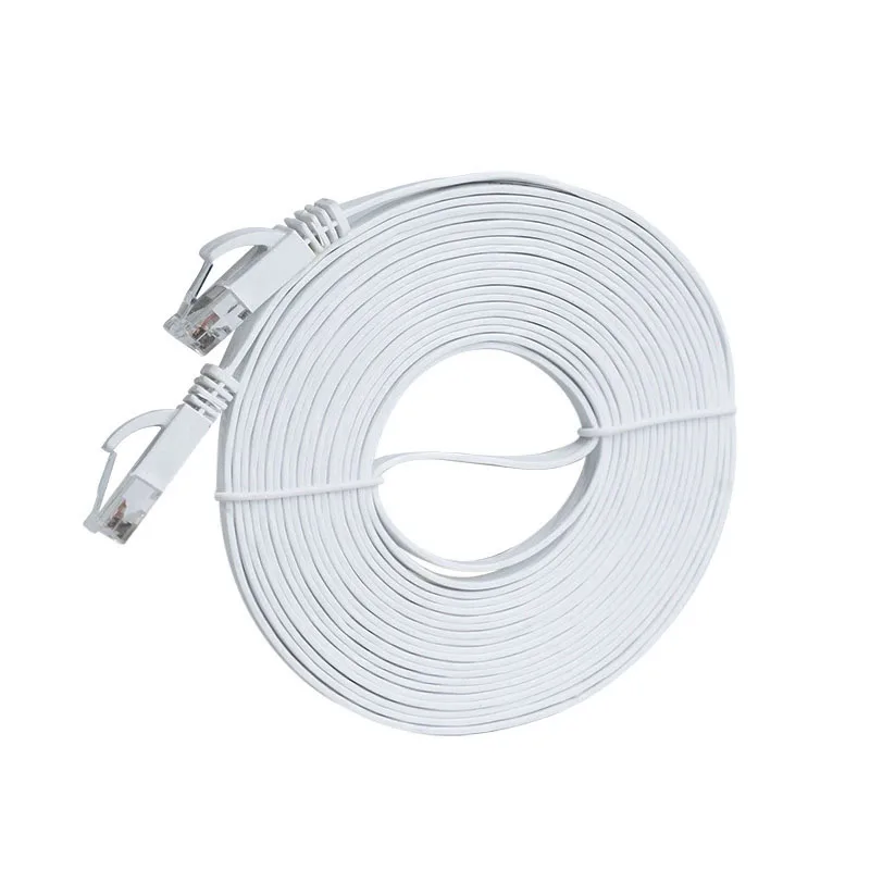 0,3 m 0,5 m 1 m 5 m 10 m 20 m 30 m Cat 6 flaches Ethernet-Kabel UTP 1000 M Netzwerk für Laptop-Router PC-Router PS5 PC 4 3 Xbox-Modem Image