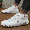 Modische rote High-Top-Sneaker – atmungsaktive, bequeme und stilvolle Herrenschuhe in den Größen