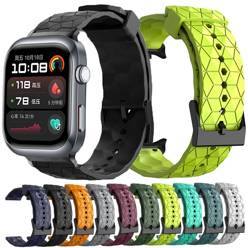 Sport Silikon Armband Für Huawei Uhr D2 Fußball Muster Band Correa Männer Frauen Armband Für Huawei Gesundheit Uhr D2 Zubehör Image