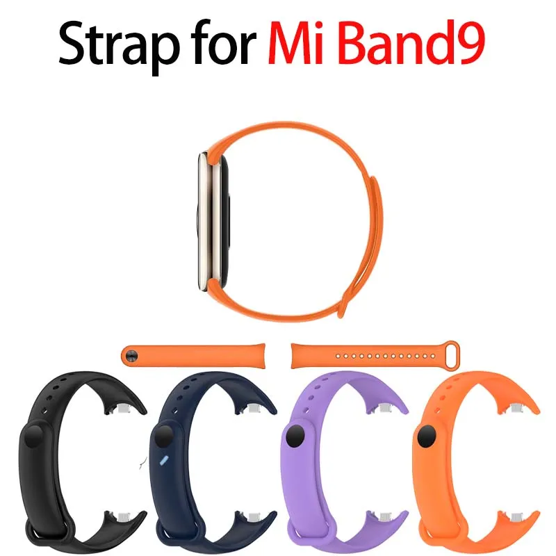 2025 Armband für Xiaomi Mi Band 9 NFC-Armband Silikon-Handgelenk Mi Band 9 NFC Ersatz Pulsera Correa Sportarmband Image
