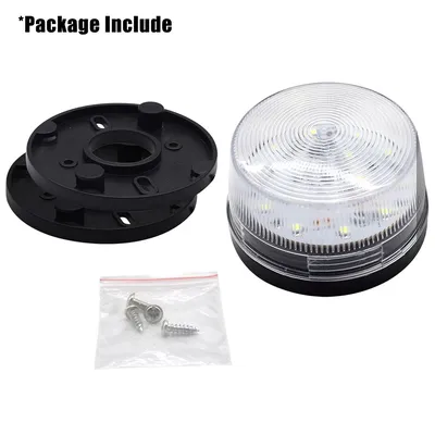 For swing sliding Gate Opener/Barrier Gate Signal strobe flashing lamp DC 12V 24V/AC 220V LED gate flashing light Alarm Lamp