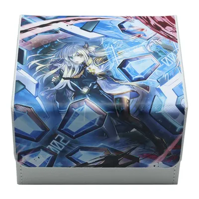 Diy Self Made Yu-Gi-Oh! Sky Striker Ace Karte Aufbewahrungsbox Opcg Ws Ptcg Ygo Leder Magnetkarte Image