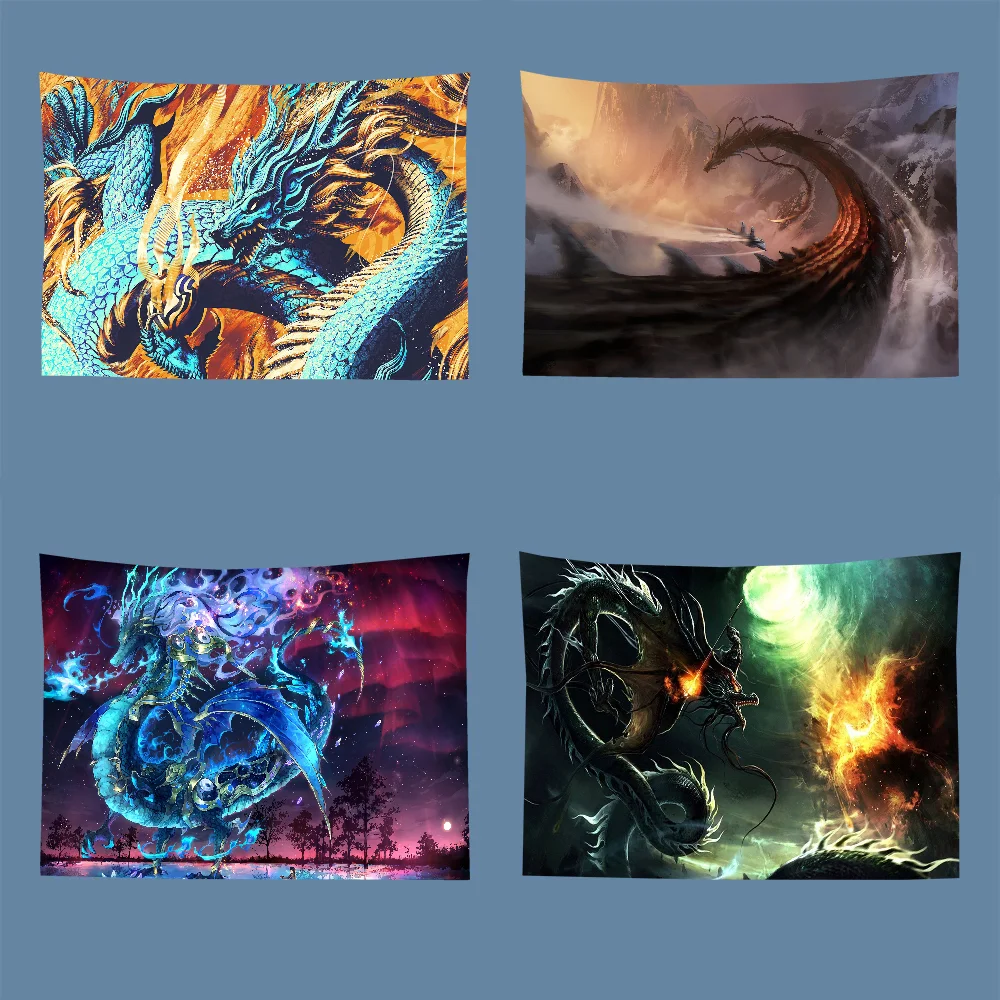 China Dragon Fotografie Hintergründe Neujahr Home Dekoration Photo Booth Fotohintergründe Requisiten Image