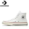 Converse 1970s All Star Herren und Damen Skateboard Schuhe High-Top Outdoor leichte Retro Sportschuhe weiß