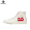 Converse 1970er Jahre Chuck Taylor All Star Hi X CDG Herren und Damen Skateboardschuhe High-Top Outdoor Sneaker Weiß