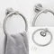 Porte-serviettes rond en acier inoxydable 304, crochet à anneau, accessoires de quincaillerie, support de rangement, porte-serviettes, moderne