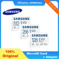 Scheda di memoria microSD Samsung EVO Plus + adattatore, microSDXC da 128 GB 256 GB 512 GB, velocità fino a 160 MB/s, UHS-I, C10, U3, V10, A2