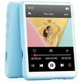 Lettore MP3 MECHEN da 64 GB Bluetooth 5.3 con schermo completamente touch da 2,4", lettore musicale digitale portatile con altoparlante, radio FM, registratore di linea