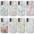 Custodia per telefono fiore per Xiaomi Mi 11 Lite 5G NE Custodie POCO X7 Pro X6 X5 M3 X3 NFC X4 GT M4 F5 11T Cover antiurto trasparente Funda