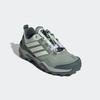 Wanderschuh ADIDAS TERREX "TERREX SKYCHASER", Gr. 38,5, linen grün, sanftes weiß, silber dawn, Textil, Synthetik, sportlich, Schuhe