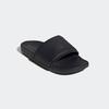 Badesandale ADIDAS SPORTSWEAR "ADILETTE COMFORT BADESCHLAPPEN", Gr. 39, core schwarz, aurora metallic, aurora schwarz, Synthetik, Textil, sportlich, Schuhe