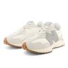 Sneaker NEW BALANCE "327", Gr. 37, grau (shadow grau), Leder, Synthetik, sportlich, Schuhe