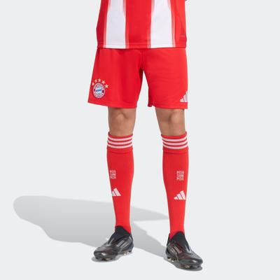 Trainingsshorts ADIDAS PERFORMANCE "FCB H SHO", Herren, Gr. S, N-Gr, rot, Obermaterial: 100% Polyester, sportlich, Hosen Image