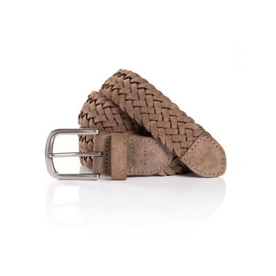 Ledergürtel MONTI "VANCOUVER", Damen, Gr. 100, grau (taupe), Obermaterial: 100% Rindsleder, Gürtel Image