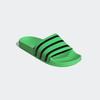 Badesandale ADIDAS ORIGINALS "ADILETTE SLIDES", Gr. 38, screaming grün, core schwarz, screaming grün, Synthetik, sportlich, Schuhe