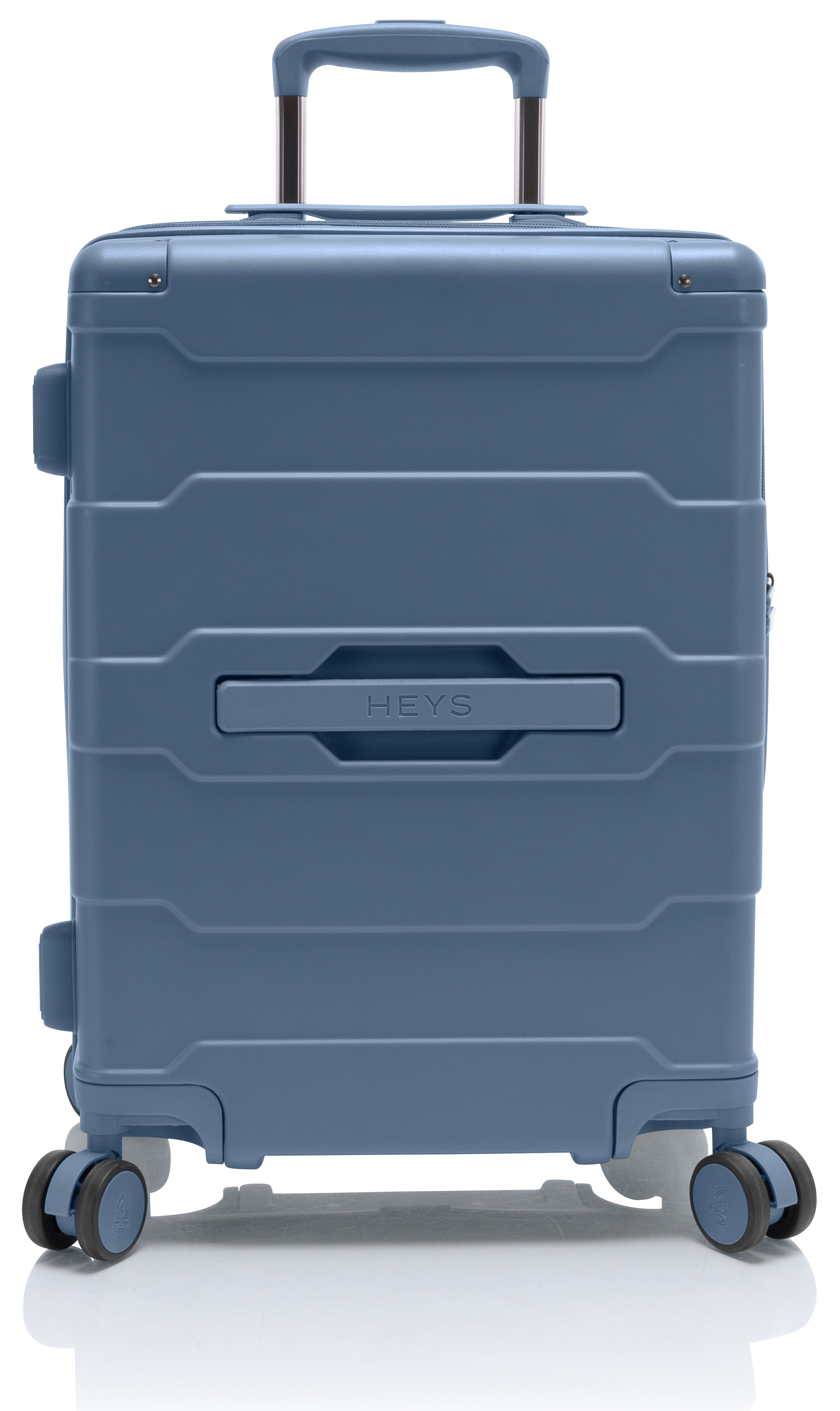 Hartschalen-Trolley HEYS "ReNew, verschiedene Größen und Farben", Gr. B/H/T: 35 x 50,5 x 23,3 47, blau (ocean), Kunststoff, clean, matt, casual, Koffer, herausnehmbares Innenfutter Volumenerweiterung 5 Jahre Garantie Image