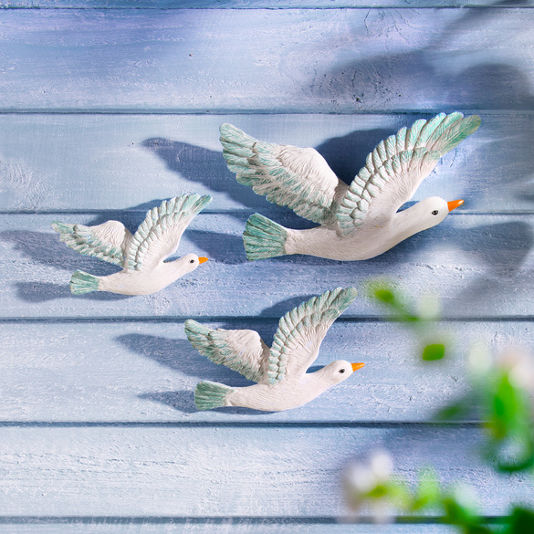 Wanddeko Möwen, 3er-Set Image