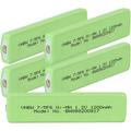 5x celle batteria sostituisce Sony NH-9WM, NH-14WM(A), NH-9WM(N) per lettore CD/Minidisc (1100mAh,