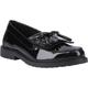 Hush Puppies Verity Kiltie Leather Womens Black Loafers - Size UK 6 | Hush Puppies Sale | Discount Designer Brands