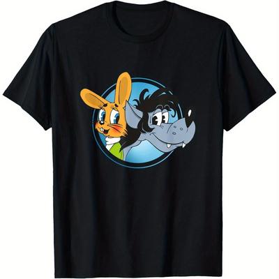 TEMU Rabbit & Wolf - ! T-shirt Image