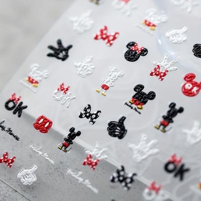 TEMU [authorized] 50pcs Of Mouse Nail Accessories, Cute Style, Suitable For Fashionable And Nail Accessories Lovers Image