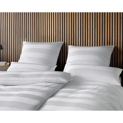 Elegante Jacquard-Satin Bettwäsche »En Bloc« 2414-00 Bettwäsche / 135x200 cm / 80x80 cm Image