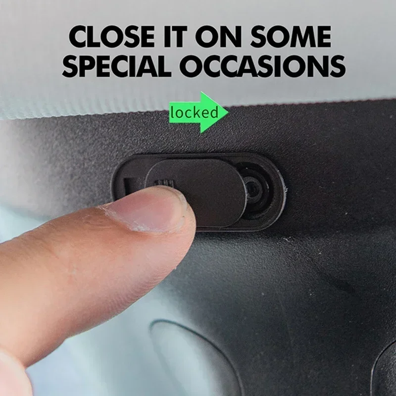 Innenzubehör für Tesla Model 3 Highland 2024 Kamera-Sichtschutzabdeckung Weiß ModelY PC Webcam-Abdeckung Modell 3 Modell S X Y 2023 Image