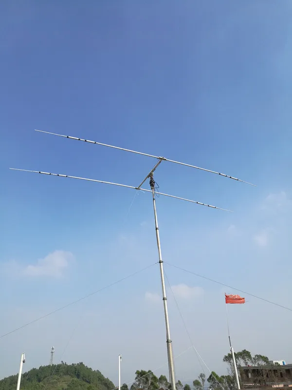JPC-3 Outdoor Yagi Antenne 20 m/15 m/10 m 3 Band QRP für Amateurfunk 1500 W (SSB) 5,5 dbi Image