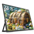 Monitor portatile da 23,8'' 1080P 100Hz con HDMI USB IPS Secondo monitor esterno per PC portatile Mac Switch Xbox ps4, tavolo S1