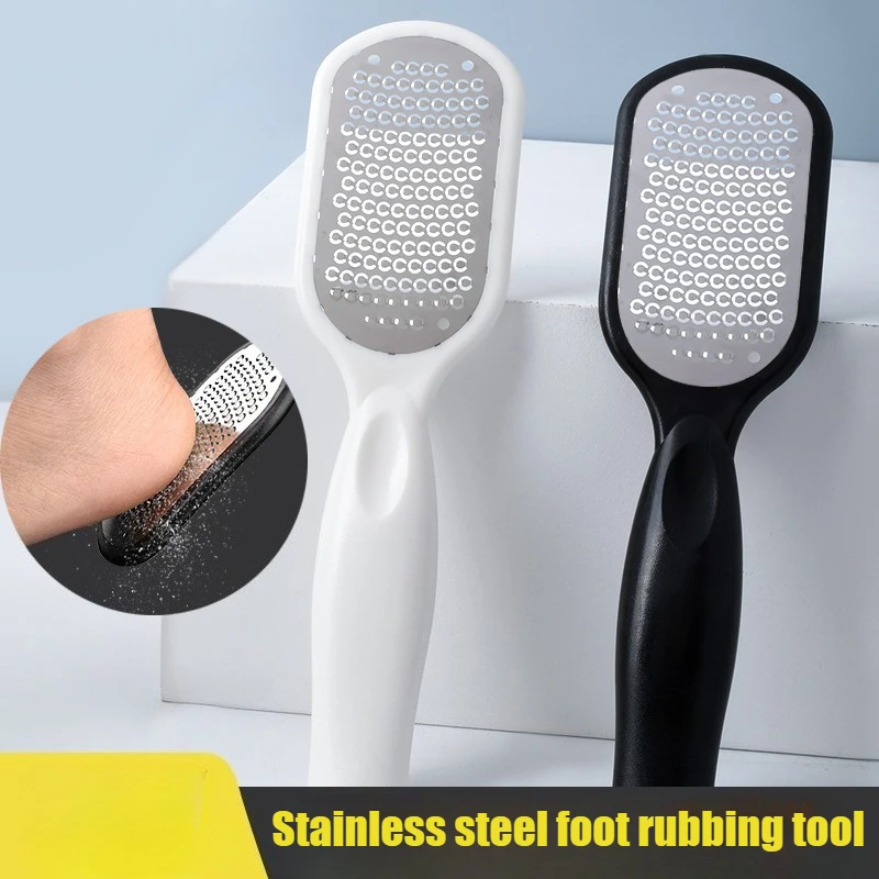 Fußreibwerkzeug aus Edelstahl, Schwielenentfernung abgestorbener Haut, Schaben der Fußhaut, Schaben, Gerät zur Vorbeugung von Spritzungen Image