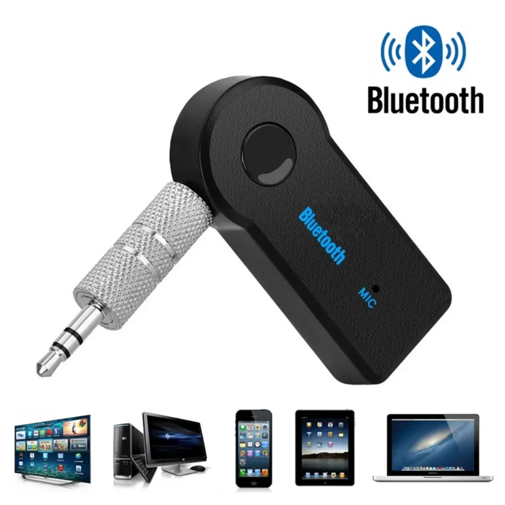 Bluetooth 5.0 Wireless Car Receiver Adapter 3,5 mm Audio Bluetooth Pour Voiture MP3 FM Music Sender P2 Music Call Adapter Image