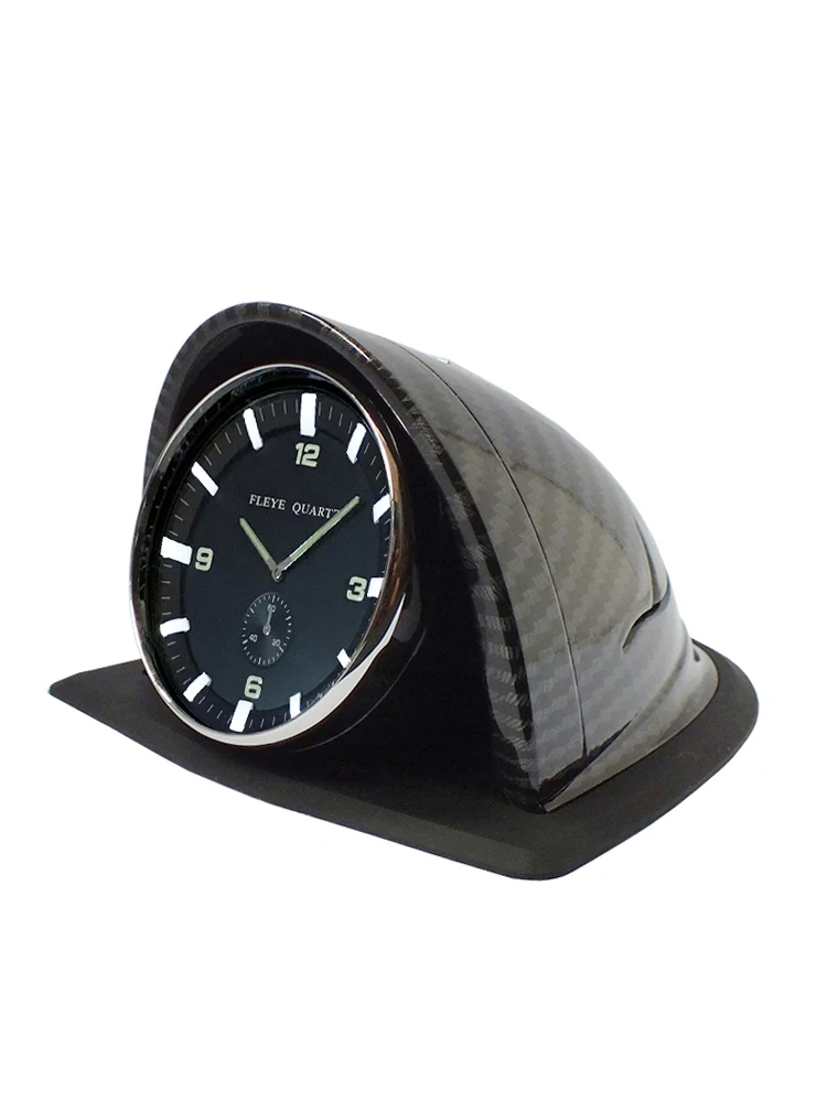Université Éclairage ambiant Alarme intérieure de voiture Horloge de voiture Horloge de tableau de bord de voiture Montre de voiture Accessoires de voiture Horloge créative avancée