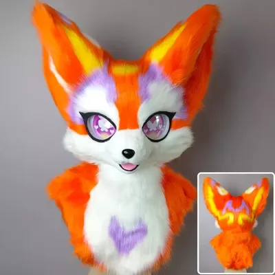 Felidae Canidae Fursuit Beast Head Furry Large Event Stage Performance Costume Image