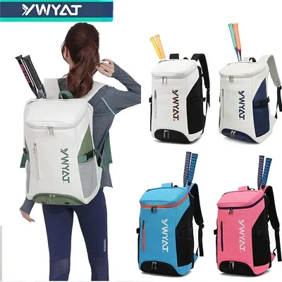 New YWYAT Professional Badminton Tennis Sports Bag 2-3 Pieces Large-capacity Racket with Shoe Bag Unisex High-quality Racket Bag