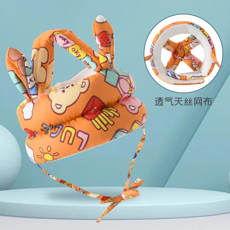 Weicher Baby-Kopfschutz für Kleinkinder – Anti-Fall-Gehhilfekissen, atmungsaktive und bequeme Kopfstütze zum Krabbeln Image