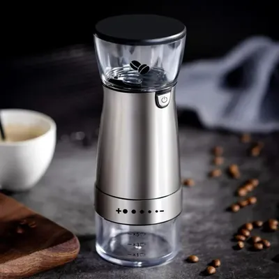 Upgraded Portable Electric Coffee Grinder TYPE-C, USB Charging, Professional Ceramic Grinding Core,