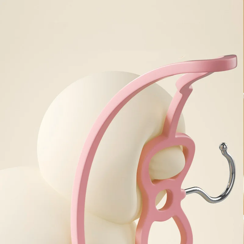 Süßes Mädchen rosa Herz Trocknen Kleider ständer Kunststoff Stall nach Hause Erwachsenen Trocknen Kleider ständer