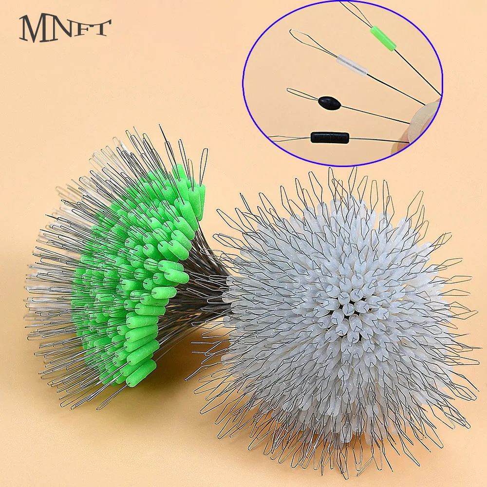 MNFT 300 teile/paket Silikon Angelschnur Space Bean Stopper Zylinder Oval Float Sinker Stoppt Angelausrüstung Angeln Bobber Image