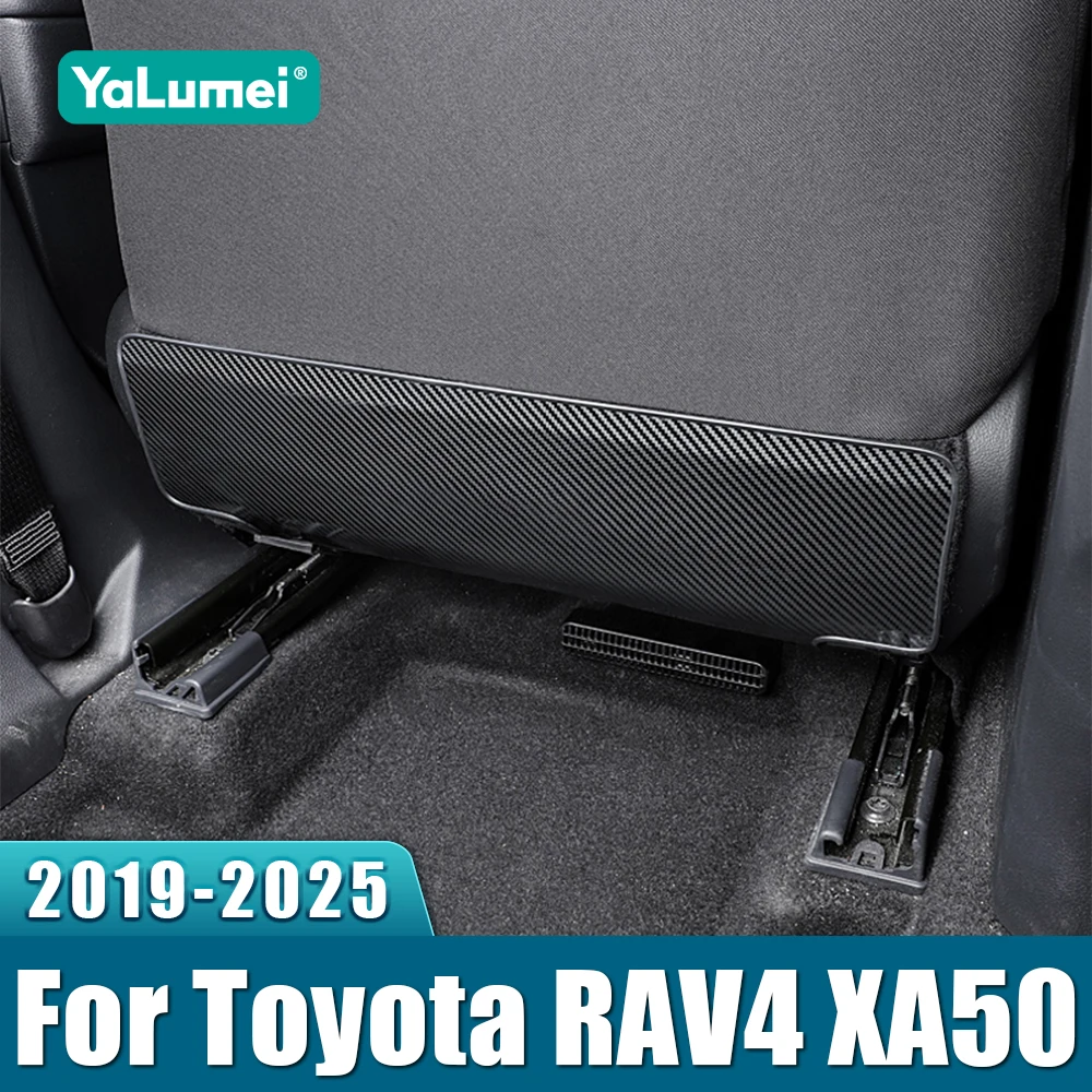 Auto Sitz Zurück Anti-Kick Pad Abdeckung Trim Aufkleber Pedal Für Toyota RAV4 XA50 2019 2020 2021 2022 2023 2024 RAV 4 Hybrid Zubehör Image