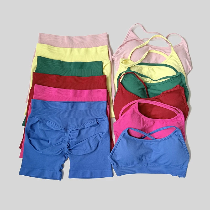 Short de sport respirant et confortable, combinaison de sport, Fitness, levage des hanches, dos serré, course à pied, entraînement