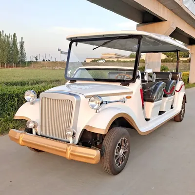 5 8 11 14 Sitze Elektroauto Golf Tourismuswagen Vintage Sightseeing Cart zu verkaufen