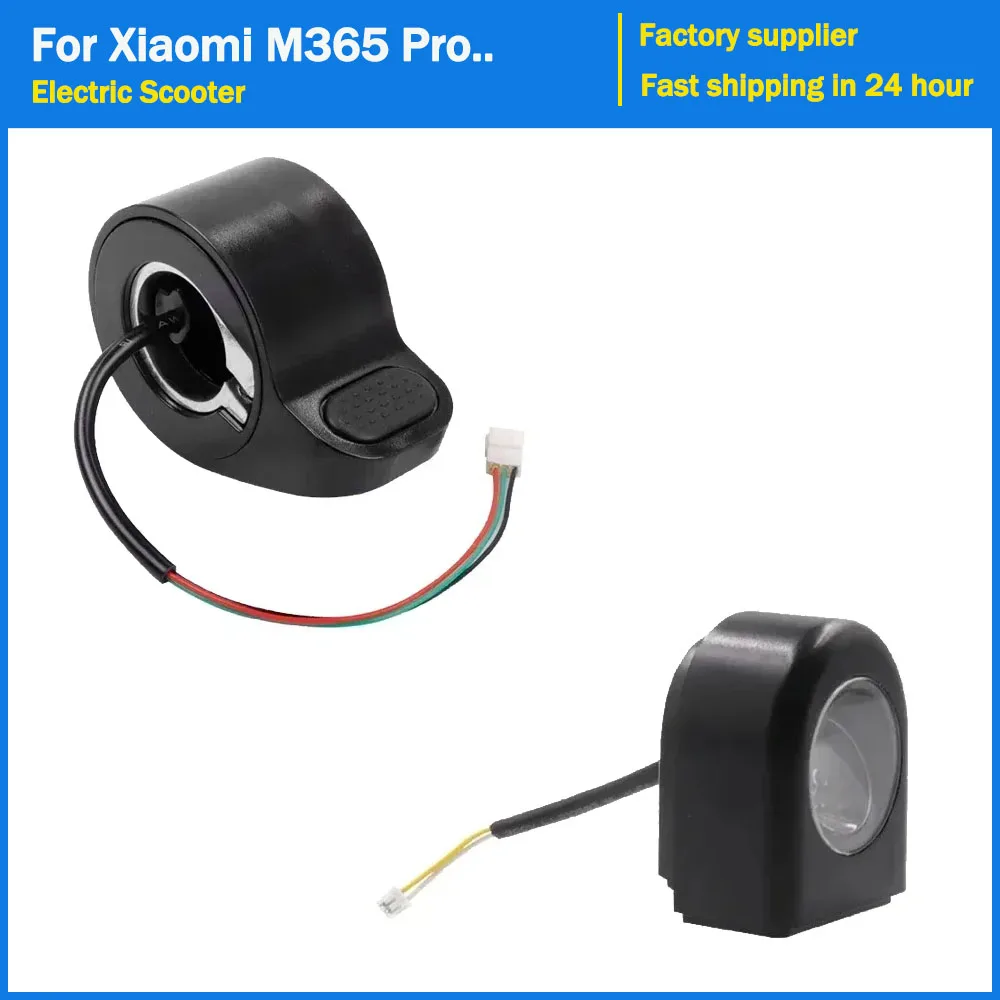 Elektrische Roller Gas Daumen Scheinwerfer Licht Kit für Xiaomi M365 Pro Roller Finger Gas Zifferblatt M365 Beschleuniger Front Lampe Image