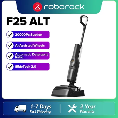 Roborock F25 ALT Akku-Nass- und Trockensauger, 20.000 Pa Saugleistung, mit KI-unterstützten Rädern, weniger als 1 mm Kantenreinigung Image