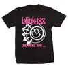 Blink 182 Blink 182 Punk Band Smiley Vintage Lose Oversize Hip Hop Rock T-Shirt Männer Damen Vintage