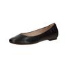 Ballerina CAPRICE "Caprice Ballerinas Leder", Damen, Gr. 39, schwarz, Leder, casual, Schuhe