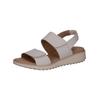 Riemchensandale CAPRICE "Caprice Sandalen Nappaleder", Damen, Gr. 40, weiß, Nappaleder, casual, Schuhe