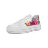 Sneaker ARA "Ara Sneaker Lederimitat", Damen, Gr. 38, weiß, Lederimitat, casual, Schuhe
